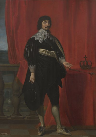 Böömin kuningas Fredrik V:n muotokuva (1596-1632) tekijältä Gerard van Honthorst