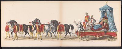 Leidenin opiskelijoiden naamiaiset, 1870 (levy 3) Leidenin opiskelijakunnan jäsenten pukukulkue 7. kesäkuuta 1870 Leidsche Hoogeschool -koulun 295-vuotisjuhlan kunniaksi, ja se kuvaa vierailua Leideniin tekijältä Gerardus Johannes Bos
