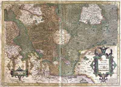 Köln, Waldeck (Hessen), Saksa (kaiverrus tekijältä Gerardus Mercator