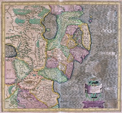 Itä-Irlanti tekijältä Gerardus Mercator