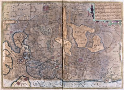 Flanderi, Belgia (kaiverrus tekijältä Gerardus Mercator