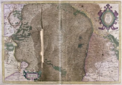 Ranska (kaiverrus tekijältä Gerardus Mercator