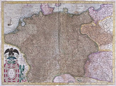 Saksa (kaiverrus tekijältä Gerardus Mercator