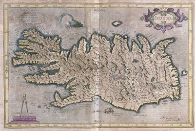 Islanti tekijältä Gerardus Mercator