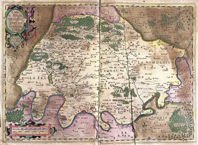 Ile-de-France, Pohjois-Ranska tekijältä Gerardus Mercator