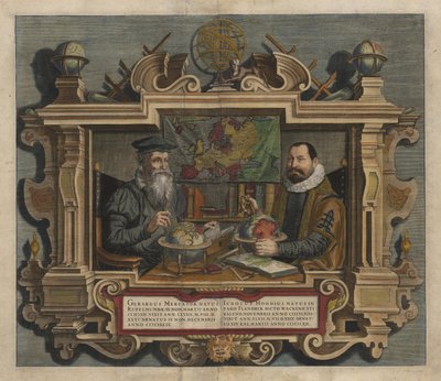 Atlas tai Kosmografisia mietteitä maailman luomisesta ja Iceluyn hahmosta. Aloitti latinaksi hyvin oppinut Gerard Mercator, ja Jodocus Hondius viimeisteli sen. tekijältä Gerardus Mercator