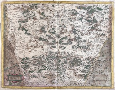 Lorraine, Ranska (kaiverrus tekijältä Gerardus Mercator