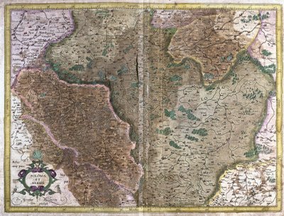 Puola (kaiverrus tekijältä Gerardus Mercator