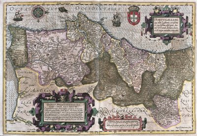 Portugali (kaiverrus tekijältä Gerardus Mercator