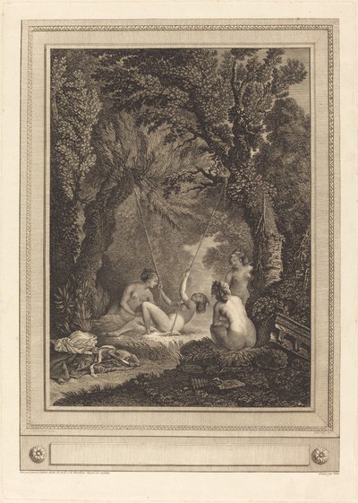Salaperäinen keinu, 1784. tekijältä Geraud Vidal