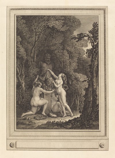 Scrupulous Nymphs, 1784. tekijältä Geraud Vidal