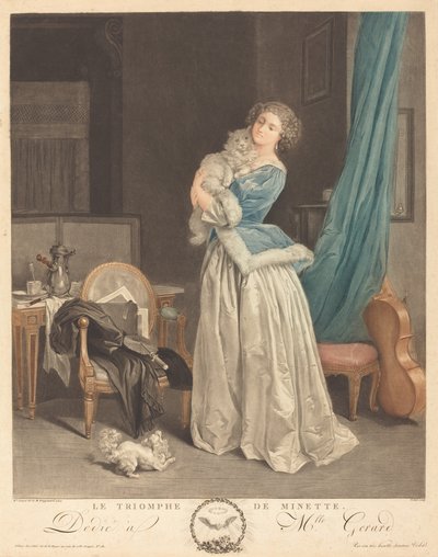 Minetten voitto tekijältä Geraud Vidal after Marguerite Gérard