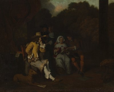 Musiikkijuhla 1650-luvun alussa. tekijältä Gerbrand van den Eeckhout