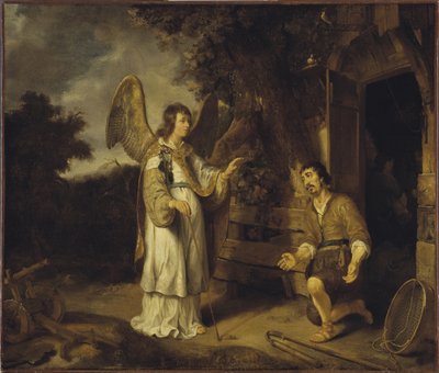 Enkeli ja Gideon, 1640 tekijältä Gerbrand van den Eeckhout