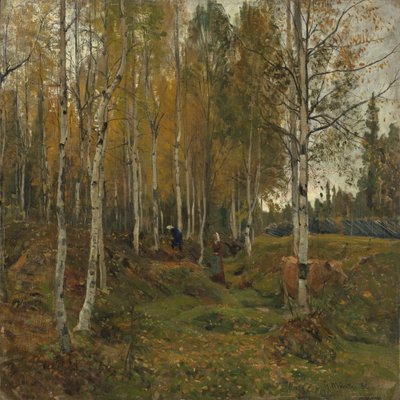 Koivut syksyllä tekijältä Gerhard Munthe