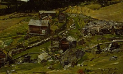 Maatila Valdresissa tekijältä Gerhard Munthe