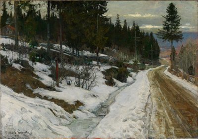 Talvi Nittedalissa tekijältä Gerhard Munthe