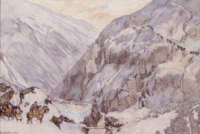 King Sverre Vårstienissa (Drivdalen) tekijältä Gerhard Peter Frantz Vilhelm Munthe