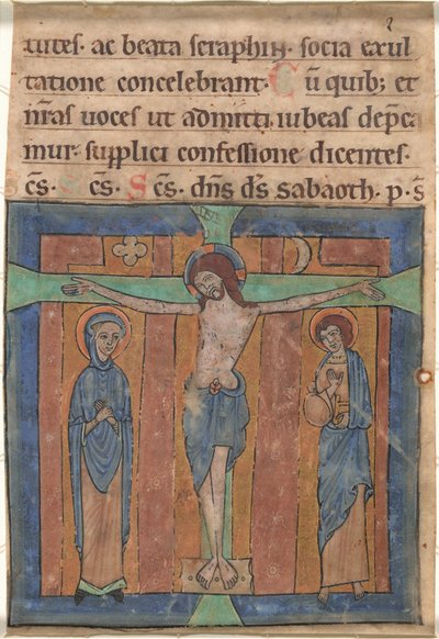 Ristiinnaulitseminen tekijältä German 12th Century