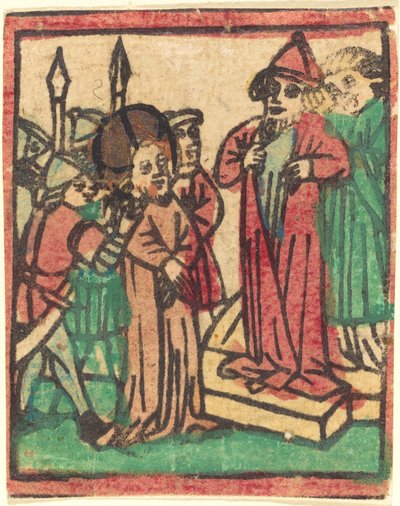 Kaifas repimässä vaatteensa tekijältä German 15th Century