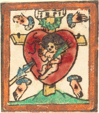 Kristus-lapsi pyhässä sydämessä tekijältä German 15th Century