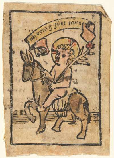 Kristuslapsi aasilla tekijältä German 15th Century