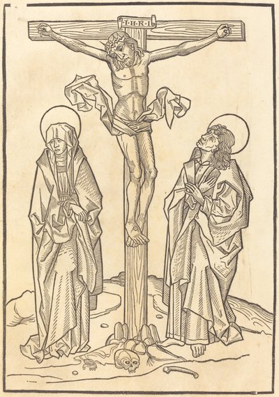 Kristus ristillä tekijältä German 15th Century