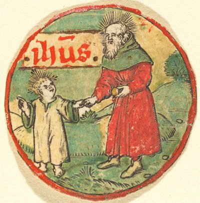 Joosef ja Kristus-lapsi tekijältä German 15th Century