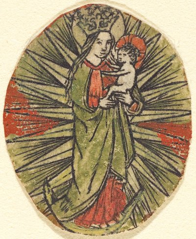 Madonna ja lapsi tekijältä German 15th Century