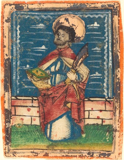 Pyhä Bartolomeus tekijältä German 15th Century