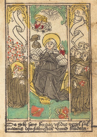 Pyhä Birgitta tekijältä German 15th Century