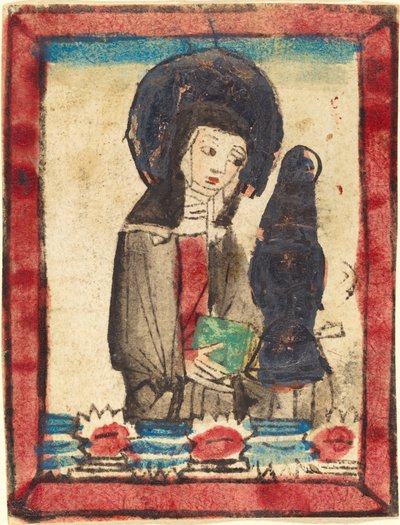 Pyhä Clara Assisilainen tekijältä German 15th Century