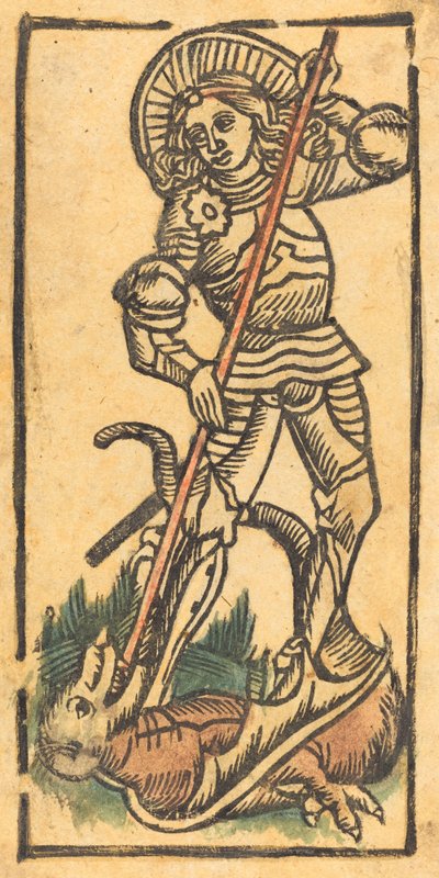 Pyhä Yrjö tekijältä German 15th Century