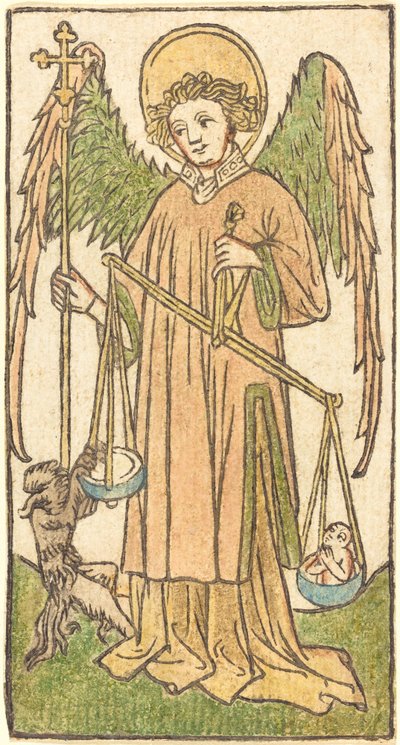 Pyhä Mikael tekijältä German 15th Century