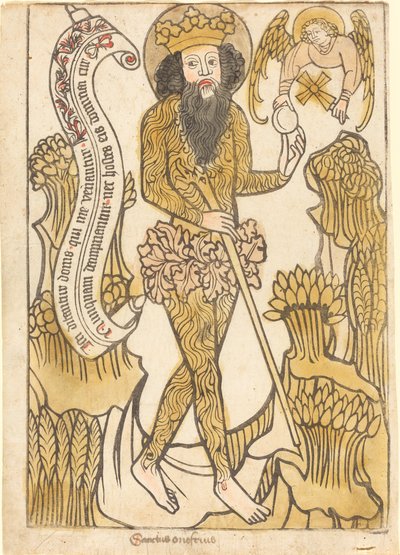Pyhä Onufrius tekijältä German 15th Century