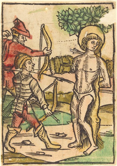 Pyhä Sebastian tekijältä German 15th Century