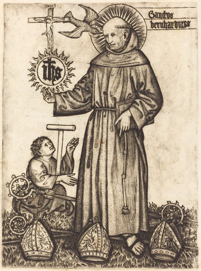 Pyhä Bernard tekijältä German 15th Century