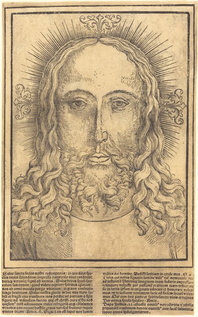 Kristuksen Pää tekijältä German 15th Century
