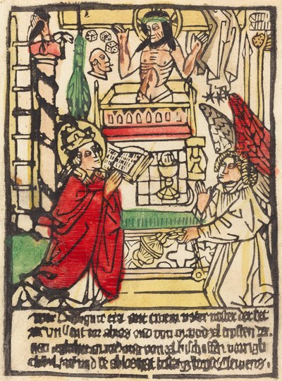 Pyhän Gregorian messu tekijältä German 15th Century