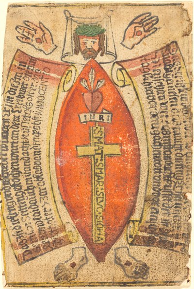 Sivuhaavan ja Kristuksen ruumiin mitta tekijältä German 15th Century