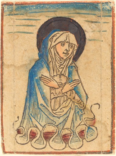 Neitsyt pilvissä tekijältä German 15th Century or Master of the Housebook