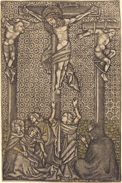 Ristiinnaulitseminen tekijältä German 15th Century or Master with the Crossed Clubs