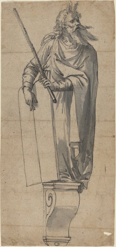Mooseksen veistos tekijältä German 16th Century