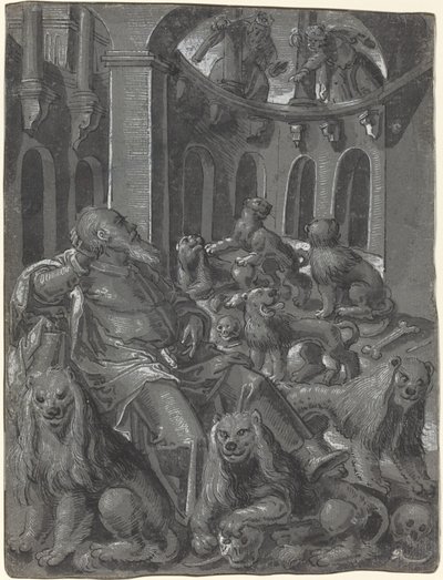 Daniel leijonien luolassa [suoraan] tekijältä German 16th Century