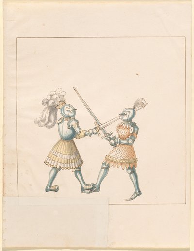 Freydal, The Book of Jousts and Tournament of Emperor Maximilian I: Combats on Foot (Jousts) (Nide III): Levy 158 tekijältä German 16th Century