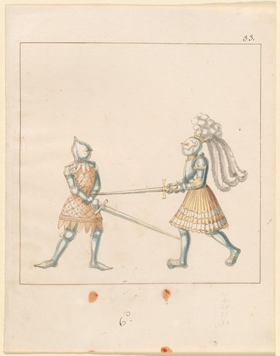Freydal, The Book of Jousts and Tournament of Emperor Maximilian I: Combats on Foot (Jousts) (Nide III): Levy 163 tekijältä German 16th Century