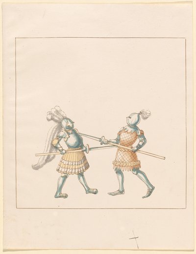 Freydal, The Book of Jousts and Tournament of Emperor Maximilian I: Combats on Foot (Jousts) (Nide III): Levy 148 tekijältä German 16th Century