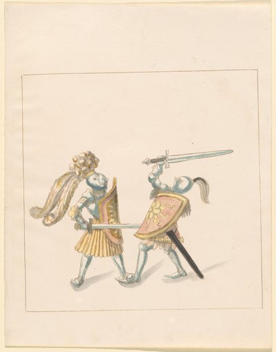 Freydal, The Book of Jousts and Tournament of Emperor Maximilian I: Combats on Foot (Jousts) (Nide III): Levy 161 tekijältä German 16th Century