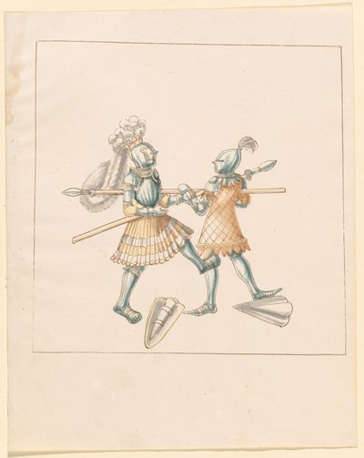 Freydal, The Book of Jousts and Tournament of Emperor Maximilian I: Combats on Foot (Jousts) (Nide III): Levy 151 tekijältä German 16th Century