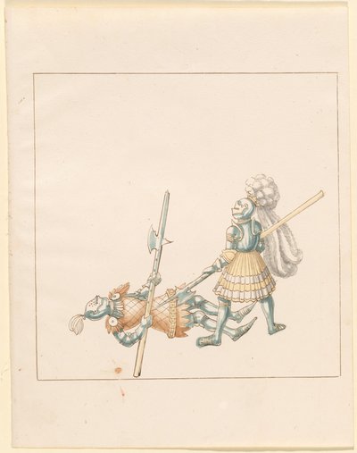 Freydal, The Book of Jousts and Tournament of Emperor Maximilian I: Combats on Foot (Jousts) (Nide III): Levy 145 tekijältä German 16th Century